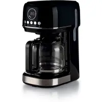 Ariete 1396 Moderna - Filter Koffiezetapparaat- LCD display - 1.5 liter - Timer - zwart