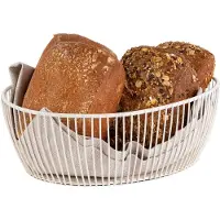 Aps Brood- en fruitmand SVART, ovaal, 240 x 190 mm, wit