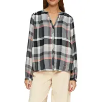 s.Oliver Blouse grijs / koraal / zwart / wit