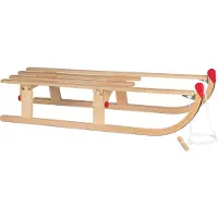 Nijdam Opvouwbare Slee - Vouwslee - Opvouwbare Klapslee - Hout - 110 cm