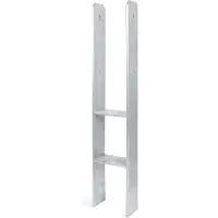 Alberts Beslag H-paalhouders lichte breedte 121 mm