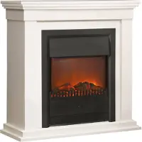 Xaralyn Calgary elektrische haard, wandmodel, 1800 watt, 2 warmtestanden, realistisch vlammeffect, thermostaat