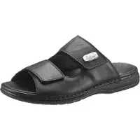 Rieker - 25590 - Comfort slippers - Heren - Maat 42 - Zwart - 00 -Schwarz