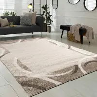 Paco Home vloerkleed zwartbruin 80x150 cm