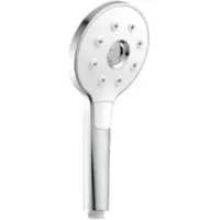 Schutte Handdouche perruzi 15 cm chroom/wit