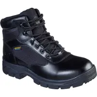 SKECHERS Veterboots 'WASCANA' zwart