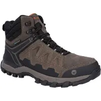 Hi-tec V-Lite Explorer WP Koe Suede Leren Heren Borstnut/Oranje Wandelschoenen