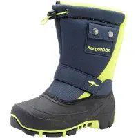 Kangaroos Snowboots 'Kanga-Bean II' navy / limoen / zwart