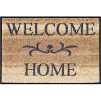 Kleen-Tex Deurmat Wash & Dry Welcome Home Beige - 40 x 60cm