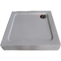 Sanotechnik Bora vierkante douchebak 90x90x14cm