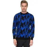 Rusty neal Trui blauw / zwart