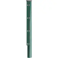 GAH Alberts 970161 Hekpaal met plat ijzer | thermisch verzinkt, groen geplastificeerd (RAL 6005) | lengte 1500 mm | 60 x 40 mm