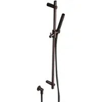 Hotbath Cobber Glijstang 90cm met handdouche Verouderd Messing