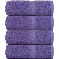 vidaXL Washandjes FROGN 4 st 30x30 cm 360 g/m² paars