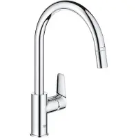 GROHE Start Edge - Keukenkraan met uittrekbare vuistdouche, chroom 30550000