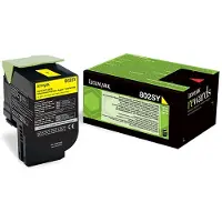 Lexmark 80C2SY0 toner cartridge geel nr. 802SY (origineel)
