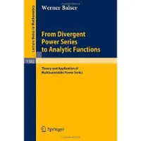 Springer From divergent power series to analytic functions - Werner Balser