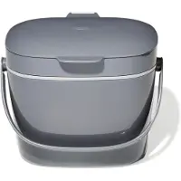 Oxo - Afvalbak aanrecht - 6.5 liter - Grijs