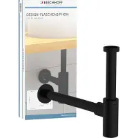 Kirchhoff Luxe Design Wastafel Fontein Sifon - 5/4" x 32mm - Mat Zwart
