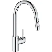 GROHE Concetto 1-gats keukenkraan met uittrekbare dual spray chroom