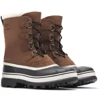 Sorel Laarzen 'Caribou' bruin / zwart / wit