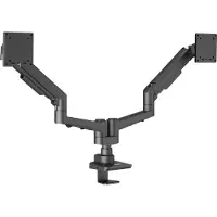 Edbak Dubbele bureausteun - - DMV02 - 19 tot 35 inch - 20 kg - Gasverstelling