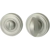 Hardbrass Astra badkamer-/toiletsluiting mat nikkel