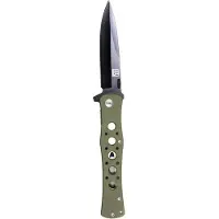 Van Os Zakmes - groen - metaal - G10 handvat - inklapbaar - 27,5 cm - survivalmes