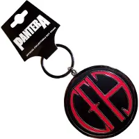 Rock Off Pantera - Cowboys From Hell Emblem Sleutelhanger - Zwart/Rood