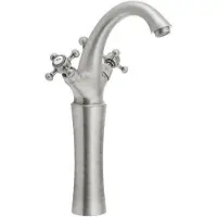 Sapho Antea Wastafelmengkraan hoog met Pop Up Waste (H) 300mm, geborsteld nikkel
