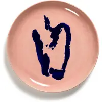 Serax Dinerbord Feast tableware by Ottolenghi Pink Pepper Blue 22,5 cm