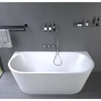 Ideavit Ligbad alexa arcryl 170x80x58 cm wit mat