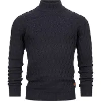INDICODE JEANS Trui 'Alpha' nachtblauw