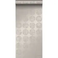 Origin Wallcoverings behang grote verweerde bollen taupe - 347608 - 53 cm x 10,05 m