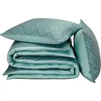 De Witte Lietaer Dekbedovertrek Rosemary Goblin Blue Satijn-260 x 200 / 220 / 240 cm | Extra Breed