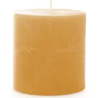 Spaas Kaars rustiek d7h7 cm zandkleur