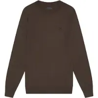 Lyle & Scott Tonal eagle merino crew neck jumper
