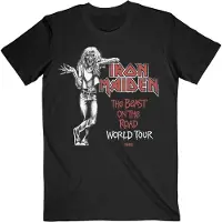 Ginza.se Iron Maiden - Beast Over Hammersmith World Tour '82 Heren T-shirt - XL - Zwart
