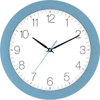 Eurotime Wandklok LICHT BLAUW modern design