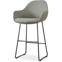 Nolon Nino-mae barkruk zwart onderstel 75 cm