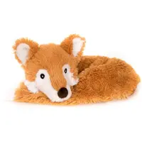 Habibi Magnetron warmteknuffel nek vos 78 cm - opwarmknuffel nekwarmer vos - heatpack / coldpack vos - Kruik knuffel nekkussen voor kinderen
