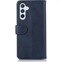 Mobigear Telefoonhoesje geschikt voor Samsung Galaxy S24 FE Hoesje | Wallet Bookcase Portemonnee | Pasjeshouder voor 3 Pasjes | Telefoonhoesje voor Pinpas / OV Kaart / Rijbewijs - Blauw