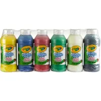 Crayola - Hobbyverf - Afwasbare Verf Voor Kinderen - 6 Kleuren - 236ml