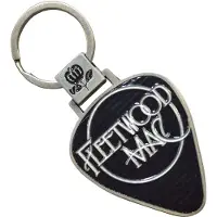 Fleetwood Mac - Classic Logo Plectrum Sleutelhanger - Zwart