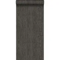 Origin Wallcoverings behang houten planken met nerf donkergrijs - 347559 - 53 cm x 10,05 m