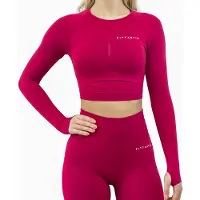 Fittastic Sportswear Longsleeve Wine Red