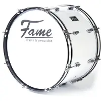 Fame Marching basDrum 18"x12", met Tragegordel & Beater - Marching bass drum