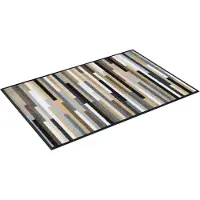 Wash & dry Mikado Stripes nature- - 50 x 75 cm