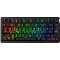 HyperX Draadloos Gaming toetsenbord Alloy Rise 75 Franse Azerty Zwart