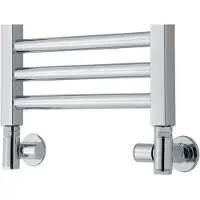 TVS Radiator Aansluitset Valves 130 Chroom